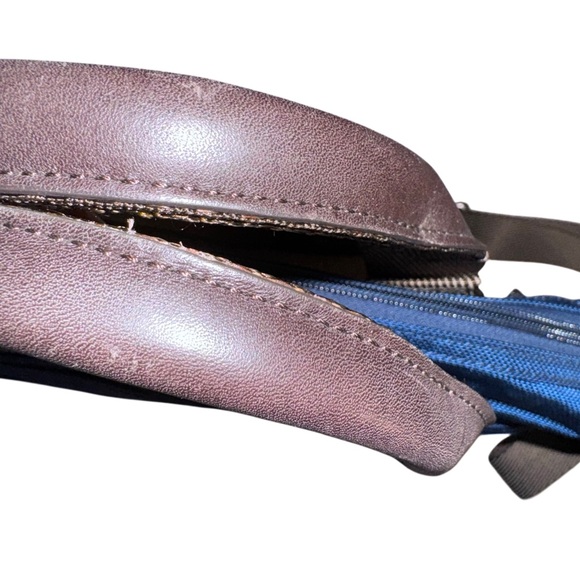 Tumi Blue Nylon Alpha Bravo McNair Slim Briefcase Bag - Picture 5 of 12